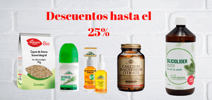 descuento en complementos alimenticios